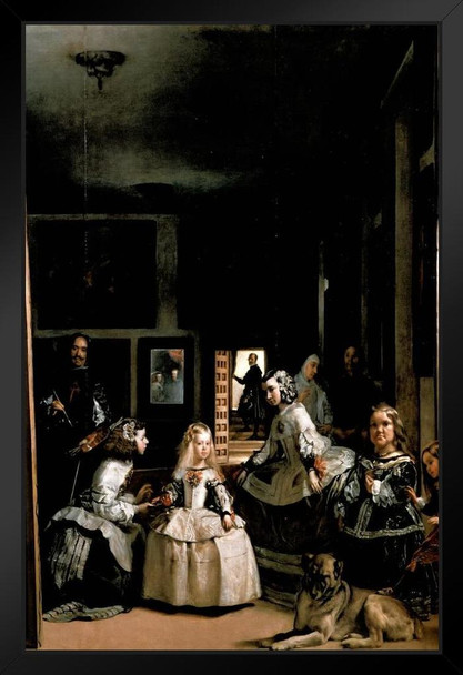 Diego Velazquez Las Meninas The Maids Honour 1656 Oil On Canvas Art Print Stand or Hang Wood Frame Display Poster Print 9x13