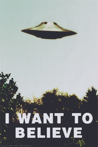 I Want To Believe TV Show Poster 24x36