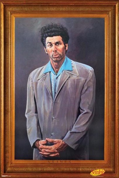 The Kramer Portrait Seinfeld Faux Frame TV Poster 11x17