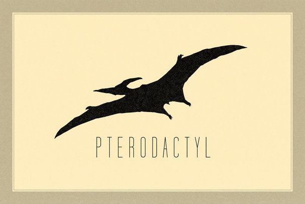Dinosaur Pterodactyl Cream Dinosaur Poster For Kids Room Dino Pictures Bedroom Dinosaur Decor Dinosaur Pictures For Wall Dinosaur Wall Art Prints for Walls Thick Paper Sign Print Picture 12x8