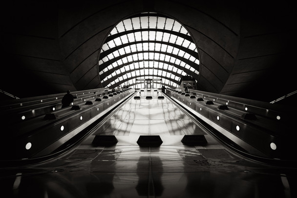 Canary Wharf Station London England Underground Photo Photograph Cool Wall Decor Art Print Poster 18x12