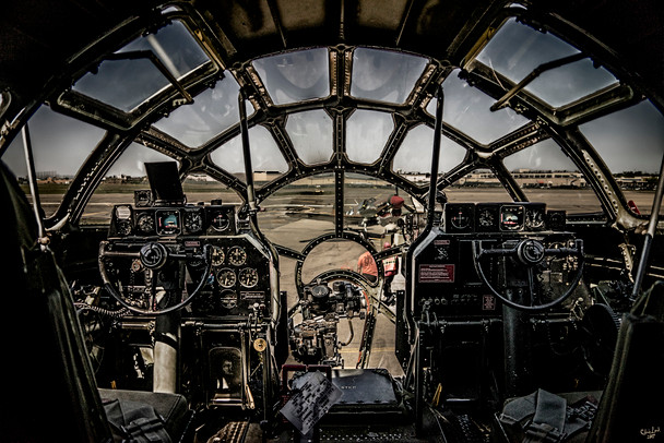 Super Fortress Cockpit by Chris Lord Photo Photograph Cool Wall Decor Art Print Poster 12x18