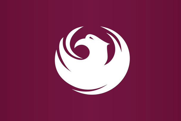 Laminated Phoenix Arizona City Flag Poster Dry Erase Wall Art 24x36