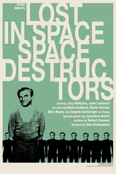 Laminated Lost In Space Space Destructors by Juan Ortiz Episode 65 of 83 Art Print Poster Dry Erase Sign 24x36