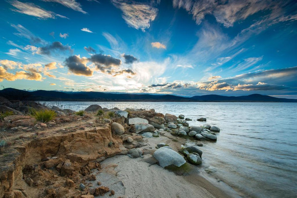 Laminated Lake Jindabyne New South Wales Australia Photo Photograph Poster Dry Erase Sign 36x24