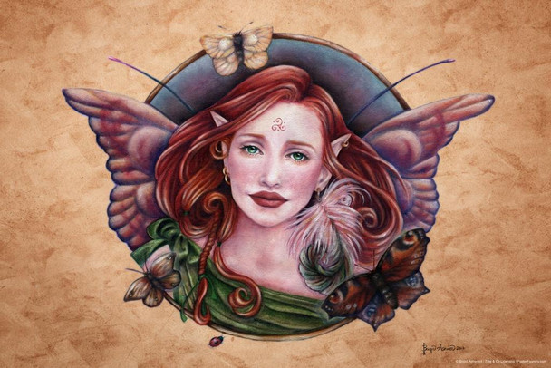 Laminated Shining One by Brigid Ashwood Poster Dry Erase Wall Art 24x36