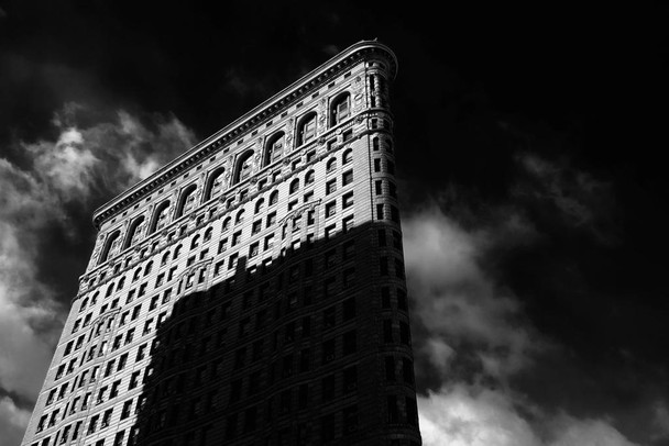 Laminated Morning Sunrise on Manhattans Flatiron Building New York City NYC Photo Photograph Cool Wall Decor Art Print Poster Dry Erase Sign 36x24