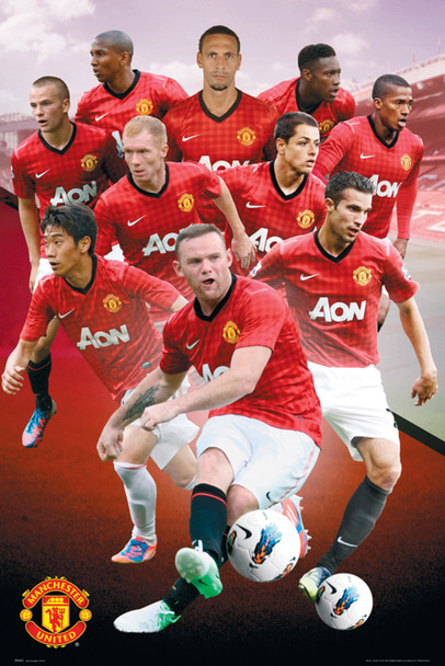 Manchester United Players 2012 2013 Soccer Football Cool Wall Decor Art Print Poster 24x36