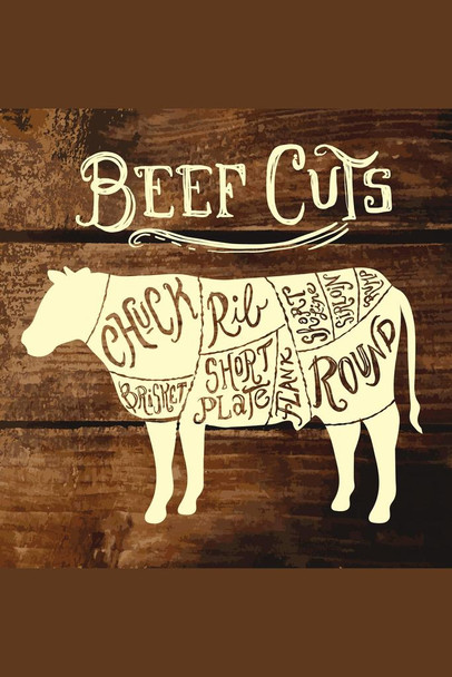 Laminated Beef Cuts on Wooden Butcher Shop Diagram Cow Diagram Sign Cow Pictures Wall Decor Fun Cow Pictures Cow Skull Picture of a Cow Prints Wall Art Cow Print Poster Dry Erase Wall Art 24x36