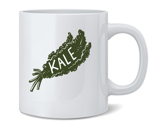 Kale Retro Vegan Vegetarian Healthy Coffee Mug Tea Cup 12oz
