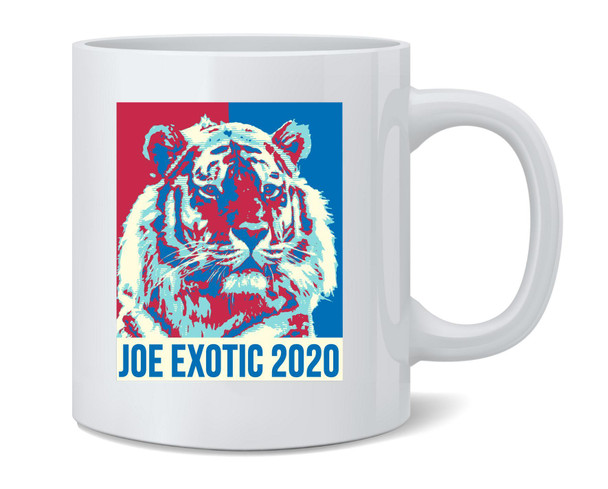 Joe Exotic For President 2020 Campaign Tiger Ceramic Coffee Mug Tea Cup Fun Novelty Gift 12 oz