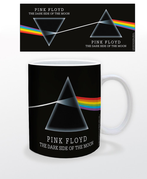 Pink Floyd Dark Side of The Moon Music Album Cover Classic Rock Roll Cool Ceramic Coffee Mug Tea Cup Fun Novelty Gift 12 oz
