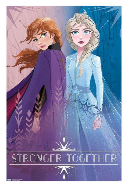 Disney Frozen 2 Sisters Poster 22x34