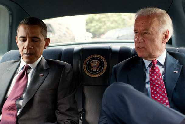 President Barack Obama Joe Biden Limousine Official Photo Democratic Party Liberal Cool Wall Decor Art Print Poster 24x36