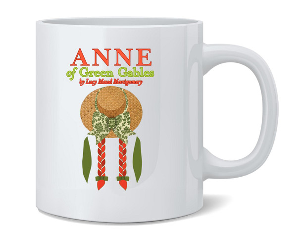 Anne of Green Gables Lucy Maud Montgomery Book Art Ceramic Coffee Mug Tea Cup Fun Novelty Gift 12 oz