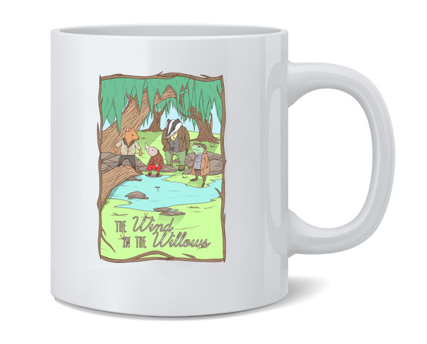 The Wind In the Willows Kenneth Grahame Book Art Ceramic Coffee Mug Tea Cup Fun Novelty Gift 12 oz