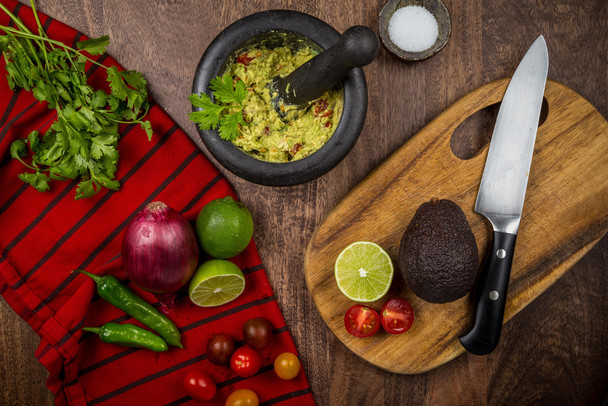 Making Traditional Guacamole Photo Photograph Cool Wall Art Print Poster 18x12