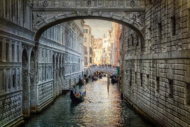 Sospiri Bridge of Sighs Venice Italy Photo Photograph Cool Wall Decor Art Print Poster 18x12