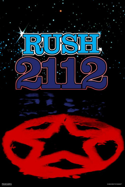 Rush 2112 Album Cover Art Retro Vintage Style Rock Band Music Cool Wall Decor Art Print Poster 24x36