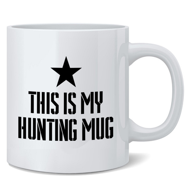 This is My Hunting Mug Patriotic USA Double Sided Mug 12oz