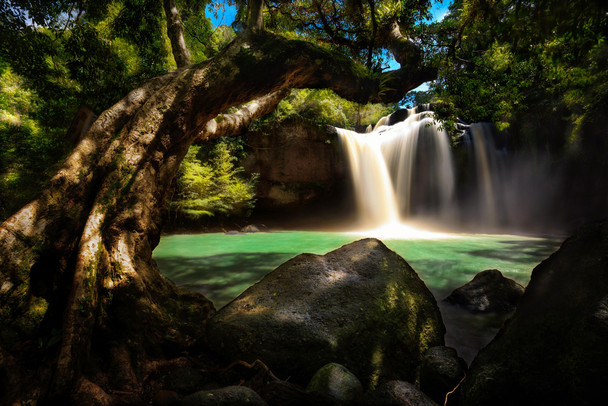 Haew Suwat Waterfall Khao Yai National Park Photo Photograph Cool Wall Art Print Poster 18x12