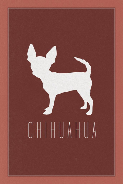 Dogs Chihuahua Rust Dog Posters For Wall Funny Dog Wall Art Dog Wall Decor Dog Posters For Kids Bedroom Animal Wall Poster Cute Animal Posters Stretched Canvas Art Wall Decor 16x24