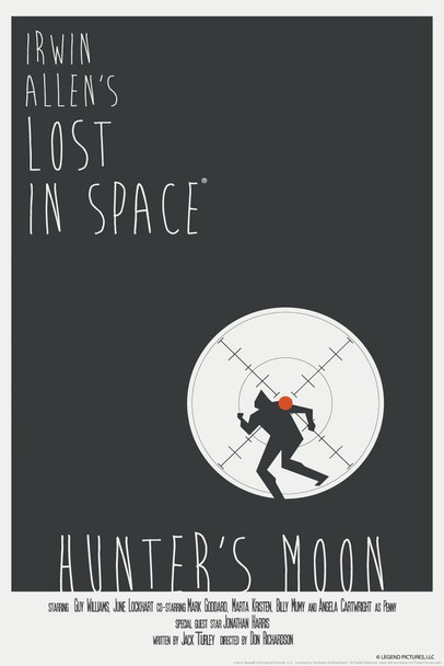 Lost In Space Hunters Moon by Juan Ortiz Episode 63 of 83 Print Stretched Canvas Wall Art 16x24 inch