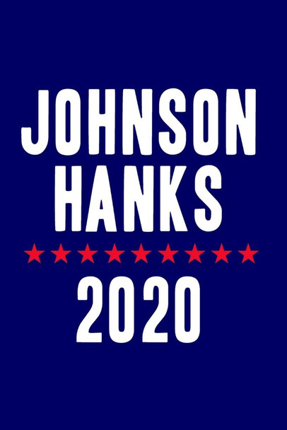 Johnson Hanks 2020 Campaign Stretched Canvas Wall Art 16x24 inch