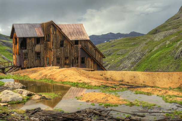 Old Abandoned Mining Building Telluride Colorado Photo Photograph Cool Wall Decor Art Print Poster 18x12