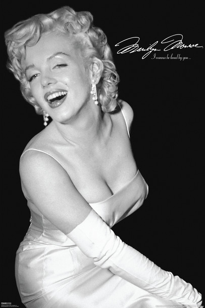 Marilyn Monroe I Wanna Be Loved By You Hollywood Movie Star Icon Sex Symbol Cool Wall Decor Art Print Poster 11x17