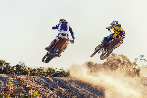 Motocross Racing Wall Art Prints Room and Home Decor Bedroom Wallpaper Posters Dirt Bike Cool Wall Art Print Poster 12x18