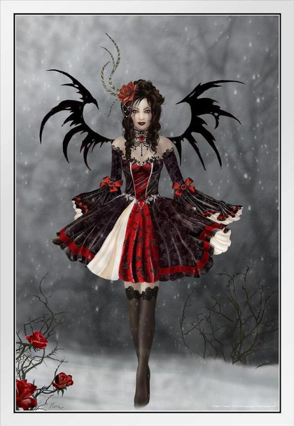 Gothic Princesse by Nene Thomas White Wood Framed Poster 14x20