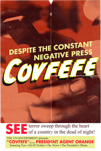 Covfefe Horror Movie Style Cool Wall Art Print Poster 12x18