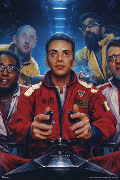 Logic Merch Incredible True Story Album Cover Art Spacesuits Rap Posters Rapper Merch Logic Merchandise Everybody Young Sinatra Bobby Tarantino Logic No Pressure Cool Wall Decor Art Print Poster 12x18