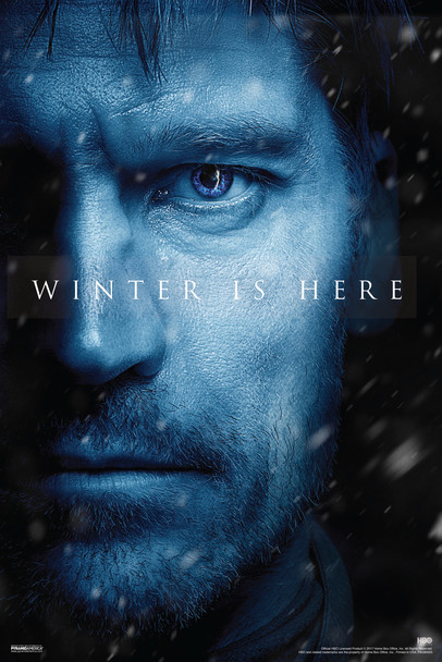 Game of Thrones Season 7 Jaime Lannister Winter Is Here TV Show Cool Wall Decor Art Print Poster 12x18