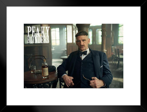 Peaky Blinders Poster Arthur Shelby Peaky Blinders Merchandise Peaky Blinders Print Shelby Company Limited Tommy Television Series TV Show Paul Anderson Matted Framed Art Wall Decor 20x26