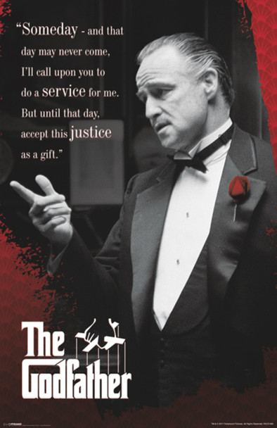 The Godfather Someday Movie Quote Cool Wall Decor Art Print Poster 12x18