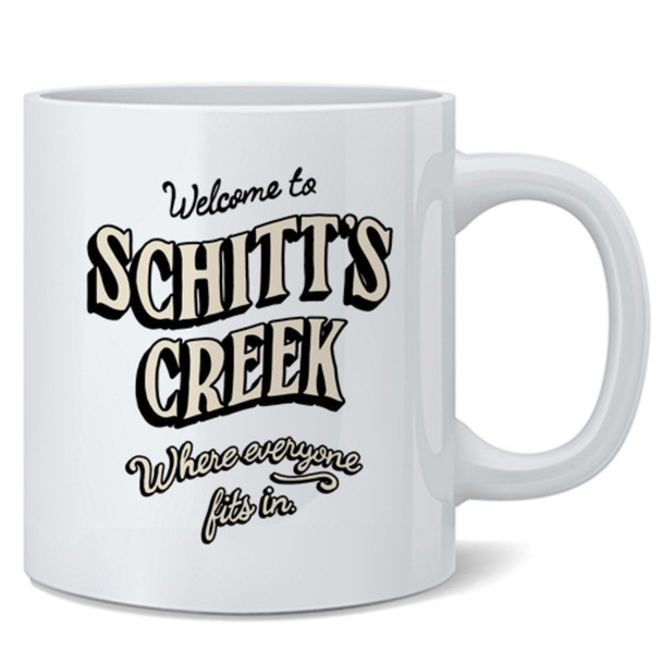 Welcome To Schitts Creek Mug Funny David Rose Apothecary Merchandise Alexis Rose Official Schitts Creek Merchandise TV Show Kitchen Accessories Ceramic Coffee Mug Tea Cup Fun Novelty Gift 12 oz