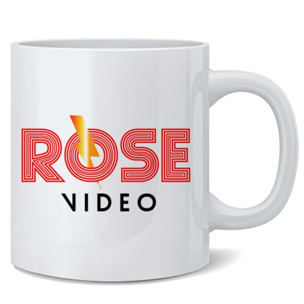 Rose Video Logo Schitts Creek Mug  Ceramic Tea Coffee 12oz