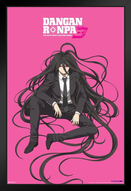 Danganronpa 3 Izuru Video Game Gamer Gaming Danganronpa Manga Anime Posters Danganronpa Merch Dangan Ronpa Anime Room Decor Merchandise School Trilogy Black Wood Framed Poster 14x20