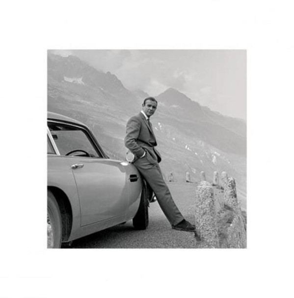 James Bond Aston Martin Poster 15.75x15.75 inch