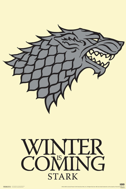 Game of Thrones Winter Is Coming Stark Cool Wall Decor Art Print Poster 12x18