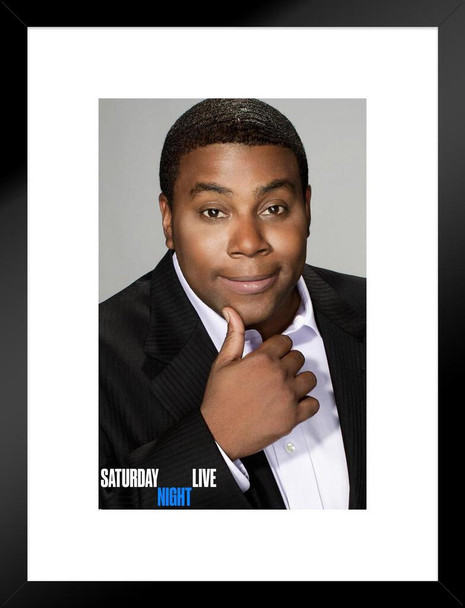 Saturday Night Live Poster Kenan Thompson Sketch Comedy Funny SNL Merch Merchandise TV Show Original Cast Photo Picture Movie Matted Framed Wall Decor Art Print 20x26