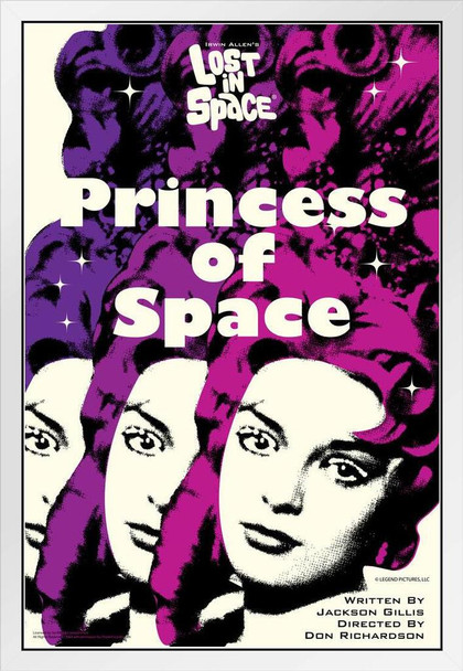 Lost In Space Princess of Earth by Juan Ortiz Episode 76 of 83 White Wood Framed Poster 14x20