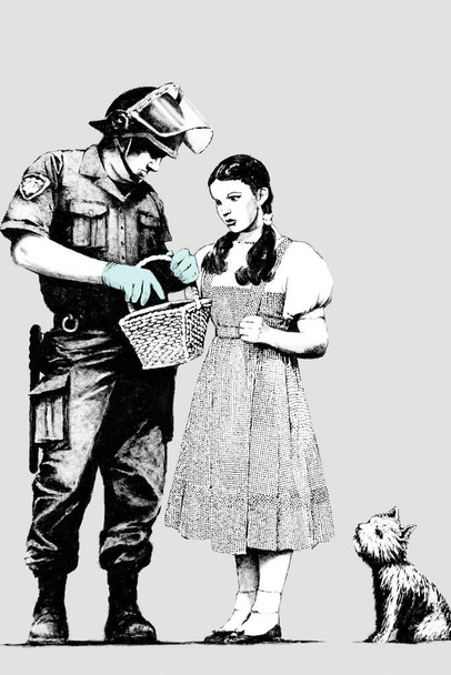 Banksy Police Search Graffiti Banksy Canvas Print Bansky Modern Art Grafitti Canvas Wall Art Street Art Prints Graffiti Art For Wall Art Canvas Retro Pop Art Cool Wall Decor Art Print Poster 16x24