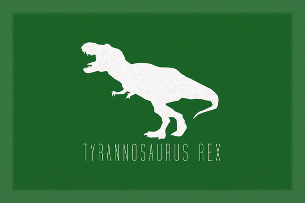 Dinosaur Tyrannosaurus Rex Green Dinosaur Poster For Kids Room Dino Pictures Bedroom Dinosaur Decor Dinosaur Pictures For Wall Dinosaur Wall Art Prints for Walls Cool Wall Decor Art Print Poster 24x16