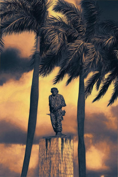 Che Guevara Monument Santa Clara Cuba Photo Photograph Cool Wall Decor Art Print Poster 16x24