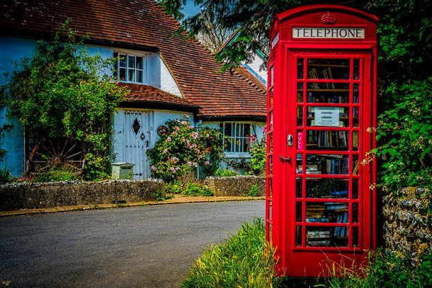 Village Library by Chris Lord Photo Photograph Cool Wall Decor Art Print Poster 16x24