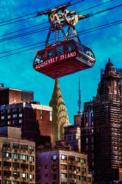 Roosevelt Island Tram by Chris Lord Photo Photograph Cool Wall Decor Art Print Poster 16x24