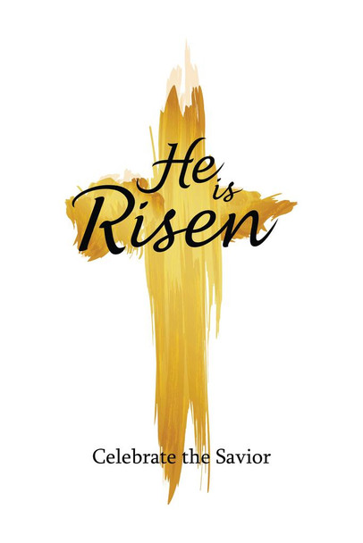 Holy Cross He is Risen Celebrate the Savior Cool Wall Decor Art Print Poster 16x24